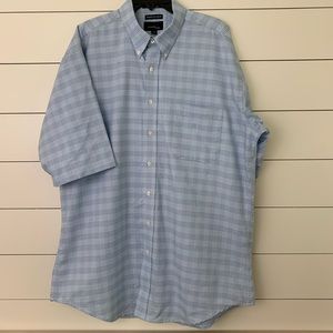 Light blue white plaid studio bill blass